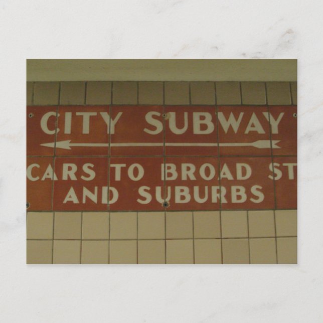 Subway Postcards (Front)