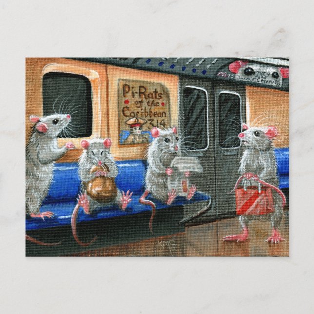 Subway Rats Postcard (Front)