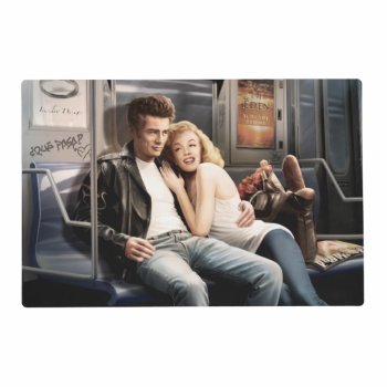 Subway Riders 2 Placemat by boulevardofdreams at Zazzle