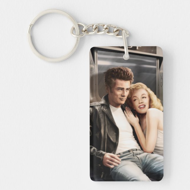 Subway Riders Keychain (Front)