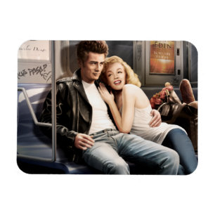 Subway Riders Magnet