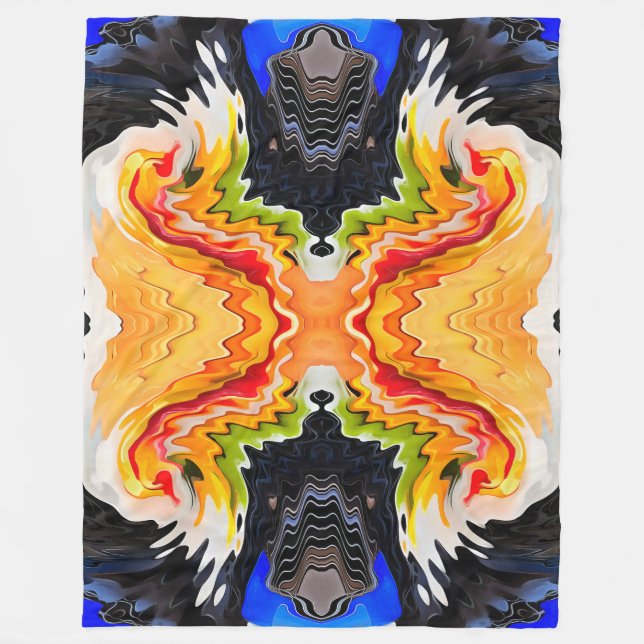 Subway Sandwich Fleece Blanket (Front)