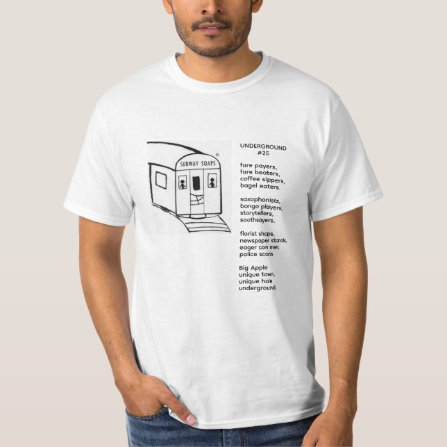 Subway Sightseeing Adventure t-shirt (Front)