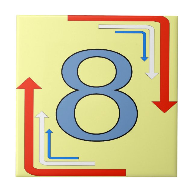 Subway Tiles Arrows  Frame 8 Eight (Front)