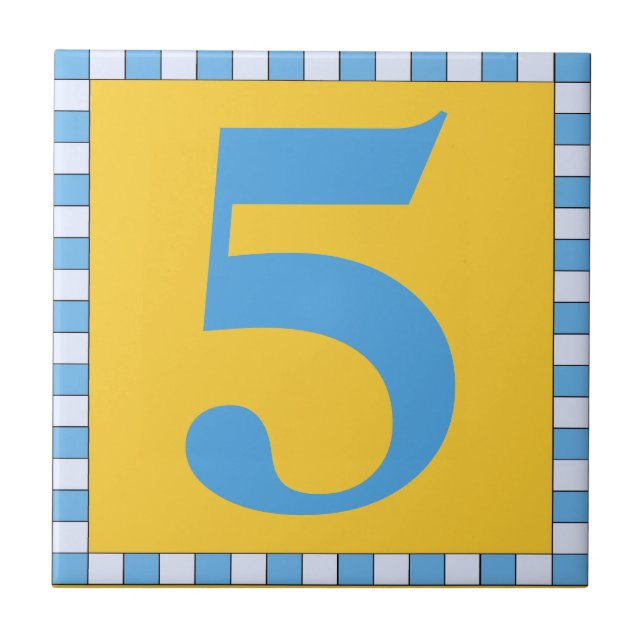 Subway Tiles Check Frame Edit Number (Front)