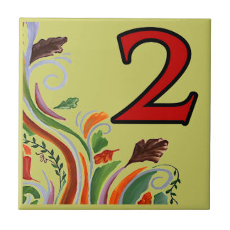 Subway Tiles Floral Frame 2 Two