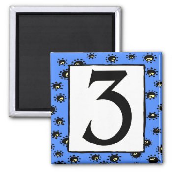 Subway Tiles Three On Magnet by figstreetstudio at Zazzle