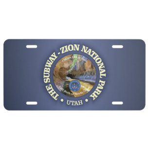 Subway Trail (rd) License Plate