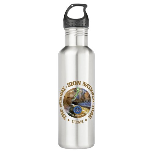 Subway Trail rd Stainless Steel Water Bottle