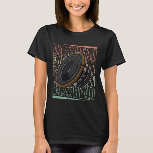 Subwoofer sound engineer audio synthesizer music m T-Shirt (Front)