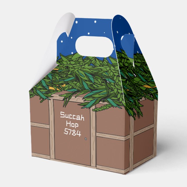 Succah Favor Box - Personalized (Front Side)