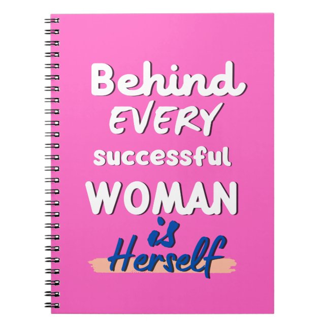 Succesful Woman Notebook (Front)