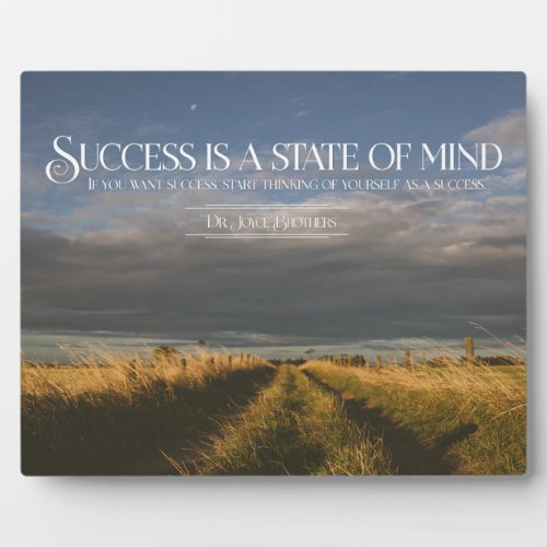 Success A State Of Mind Plaque