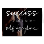Success And Discipline - Women's Gym Motivational (Front Horizontal)