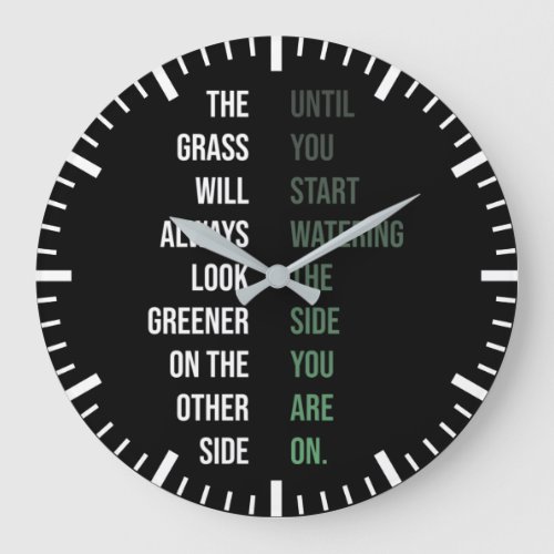 Success and Gym Motivational Large Clock