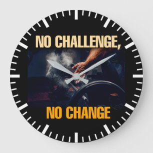 Success and Gym Motivational Large Clock