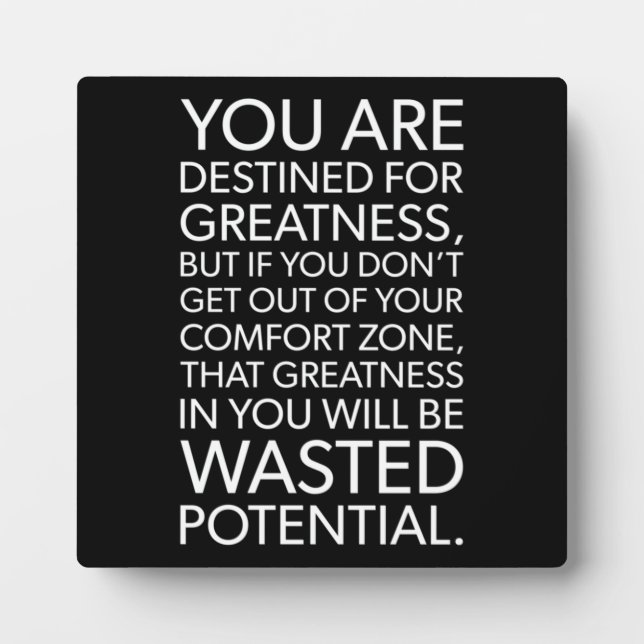 Success and Gym Motivational Plaque (Front)