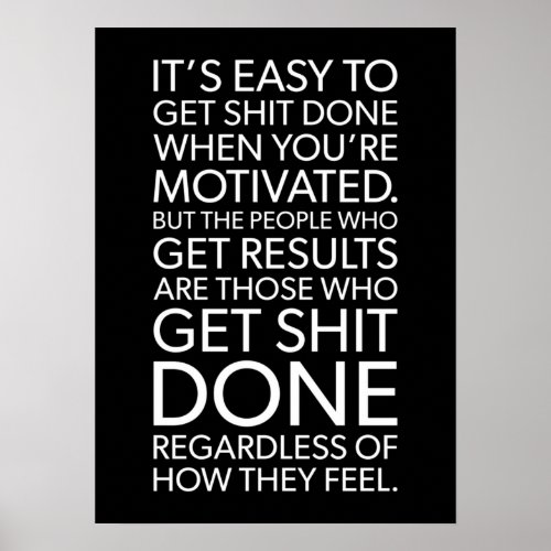 Success and Gym Motivational Poster