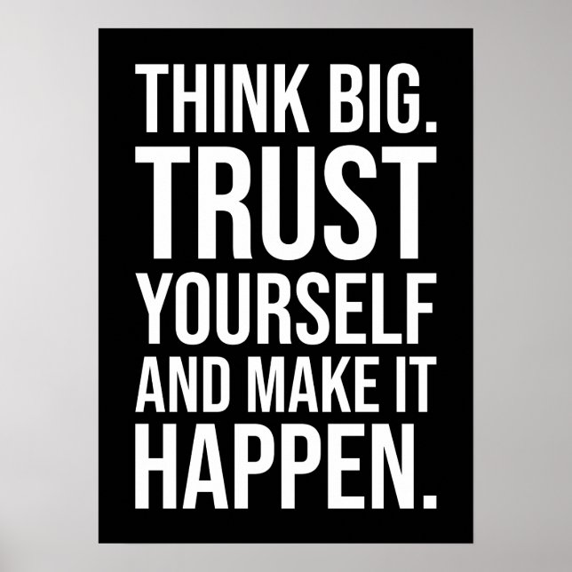 Success and Gym Motivational Poster (Front)