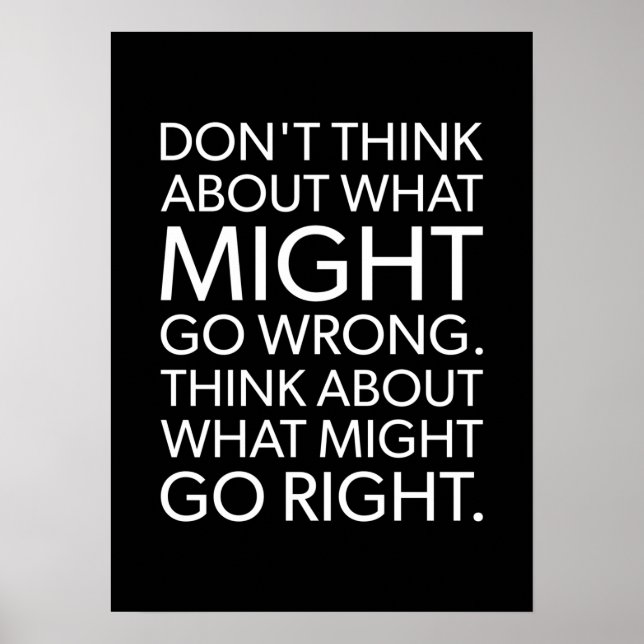 Success and Gym Motivational Poster (Front)