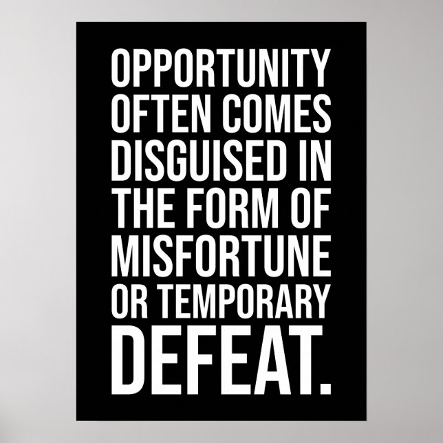 Success and Gym Motivational Poster (Front)