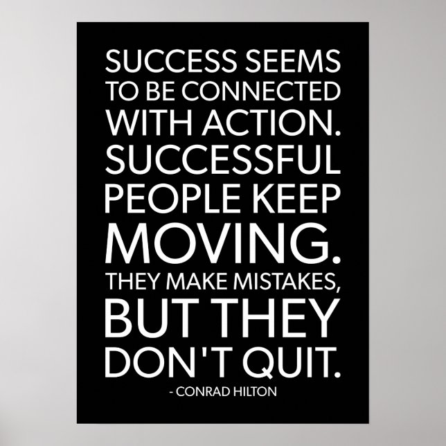 Success and Gym Motivational Poster (Front)