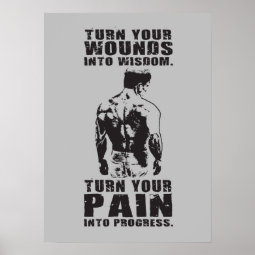 Success and Gym Motivational Poster | Zazzle