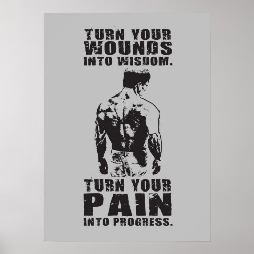 Success and Gym Motivational Poster