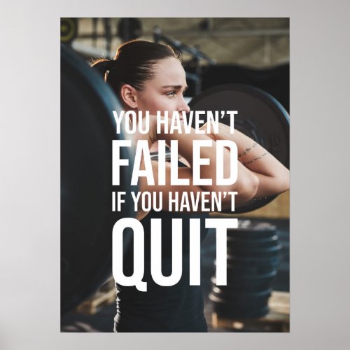 Success and Gym Motivational Poster