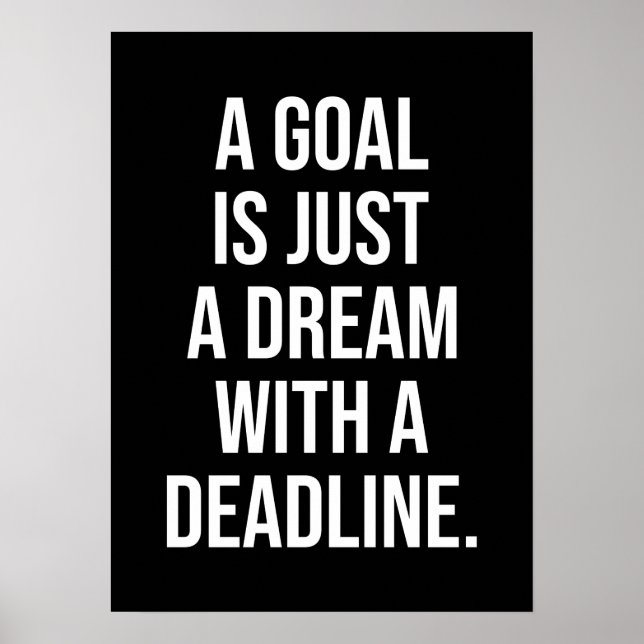 Success and Gym Motivational Poster (Front)