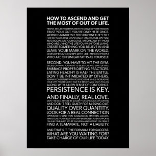 Success and Gym Motivational Poster