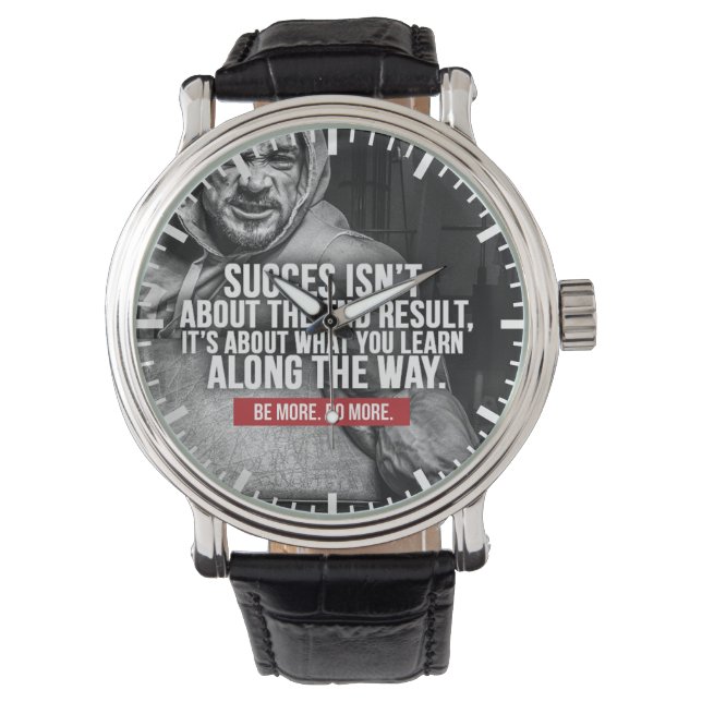 Success And Learning - Workout Inspiration Watch (Front)