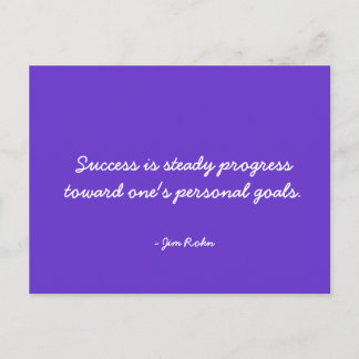 Success and Winning Quote Postcard