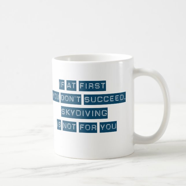 Success at Skydiving Coffee Mug (Right)