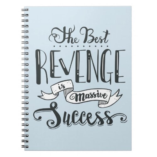Success Attitude Dreams Goals Motivational Hustle Notebook