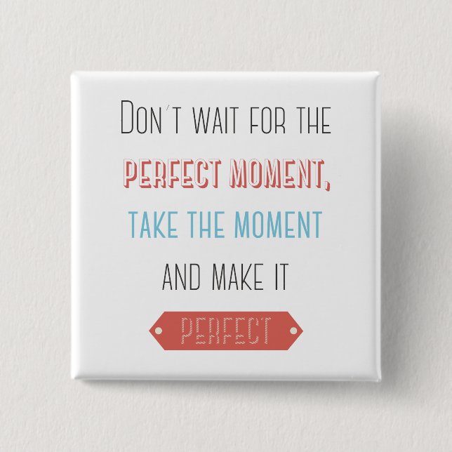 Success, Attitude, Goals Motivational Life Quote Button (Front)