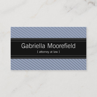 Success Black Blue Law Attorney Business Cards