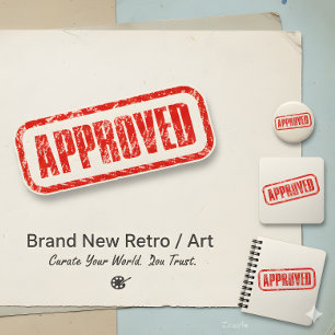 Success Certified - Officially Approved Stamp Sticker