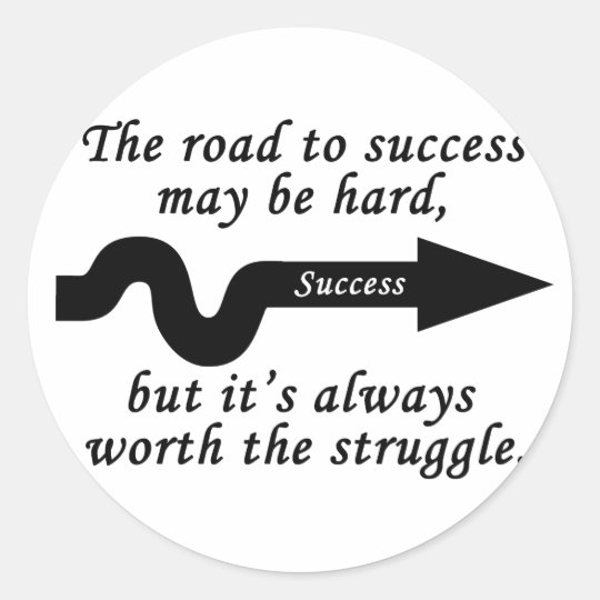 Success Classic Round Sticker