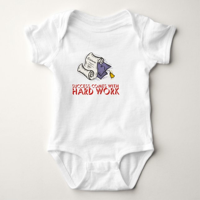 Success Comes With Hard Work T-Shirt (Front)