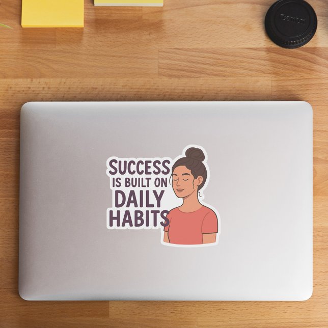 Success daily habits business motivational sticker (Creator Uploaded)