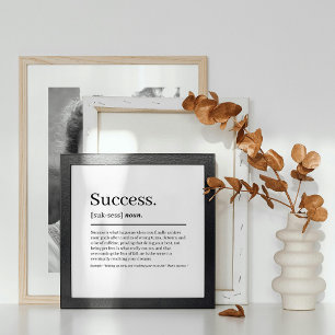 Success Dictionary Definition Fun Motivation Gift Peel And Stick Photo Tile