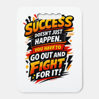 Success Fighter Quote Seat Cushion