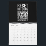 Success Grind Entrepreneur Gym Hustle Inspiration Calendar<br><div class="desc">Hang this up on your wall for to keep yourself motivated throughout the year,  featuring inspiring quotes to keep you going.</div>