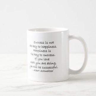 Success & Happiness Quote Coffee Mug Cup