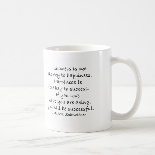 Success & Happiness Quote Coffee Mug Cup | Zazzle