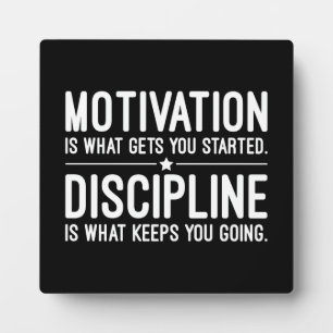 Success, Hustle, Grind and Gym Motivational Plaque