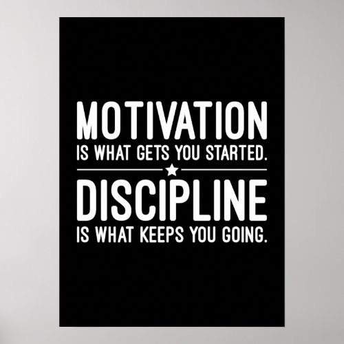 Success Hustle Grind and Gym Motivational  Poster