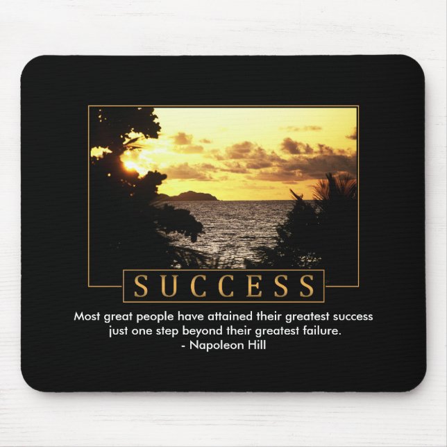Success Inspirational Mousepad (Front)
