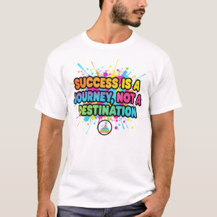 Success Is a Journey Motivational Quote Design T-Shirt